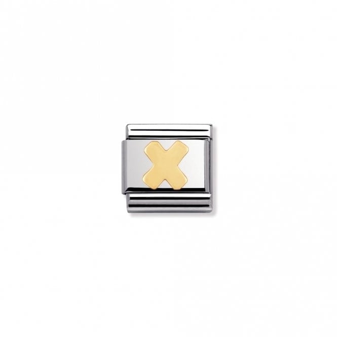 Nomination  X Initial Yellow Gold 