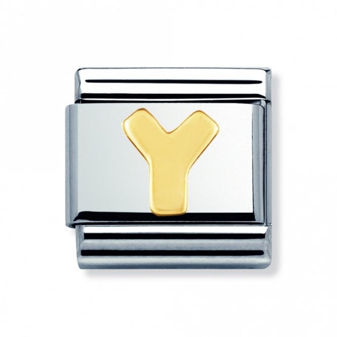 Nomination  Y Initial Yellow Gold 