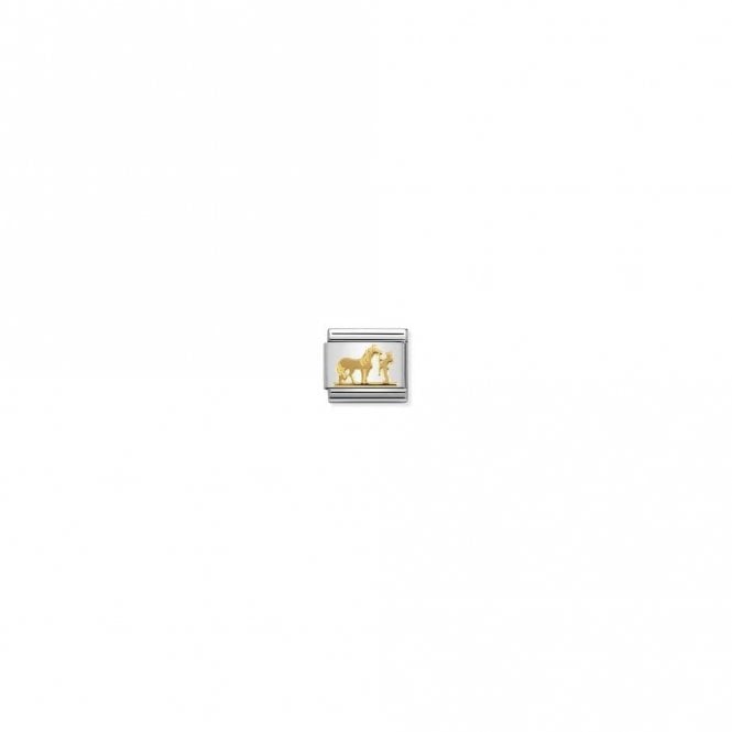Nomination  Yellow Gold Horse with Rider