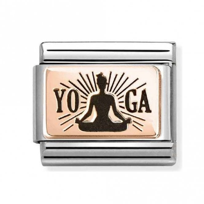 Nomination  Yoga Rose Gold Charm