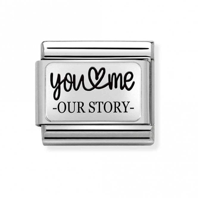Nomination You & Me Our Story Silver Shine Charm