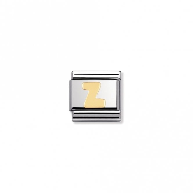Nomination  Z Initial Yellow Gold 