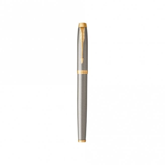 Parker Pen Parker IM Ballpoint Stainless Steel with Gold Trim Pen - Black Ink