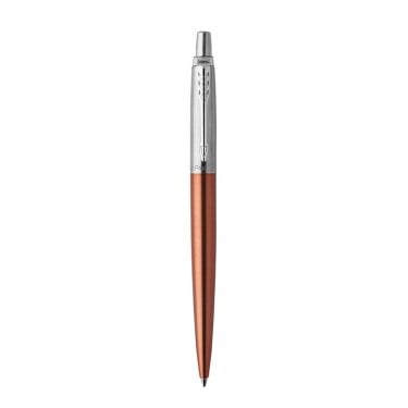 Parker Jotter Chelsea Orange Chrome Colour Trim Ballpoint Pen - Blue Ink