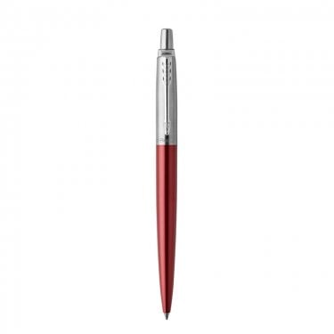 Parker Jotter Kensington Red Chrome Colour Trim Ballpoint Pen - Blue Ink