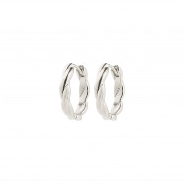 Pilgrim Declan Twisted Hoop Earrings 15mm 