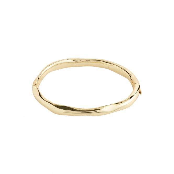 Pilgrim  Harrison Irregular Wave Gold Tone Bangle 18cm