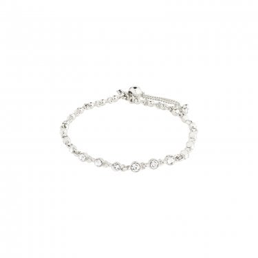 Pilgrim Imogene Crystal Adjustable Slider Bracelet 16.5cm + 6cm  