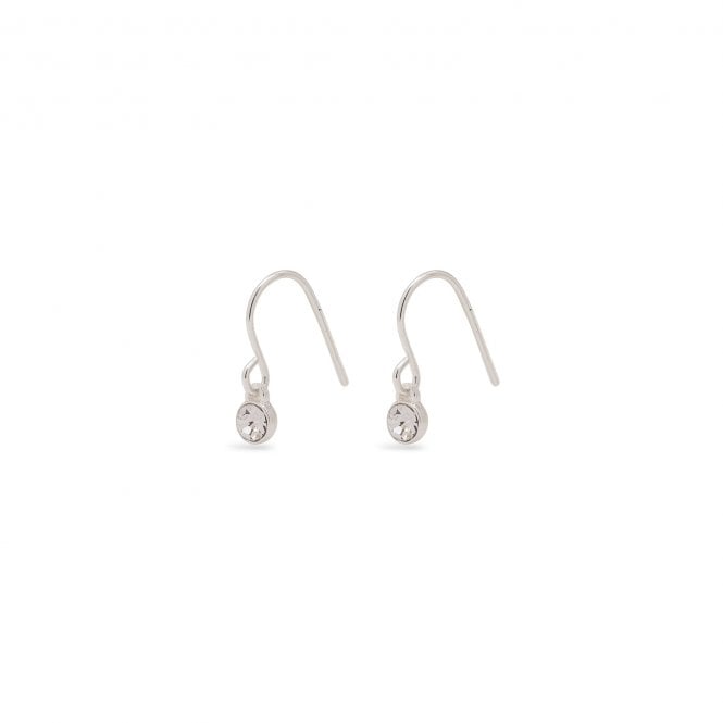 Pilgrim  Lucia Crystal Hook Earrings 1.7cm   