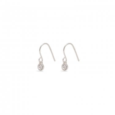 Pilgrim Lucia Crystal Hook Earrings 1.7cm 