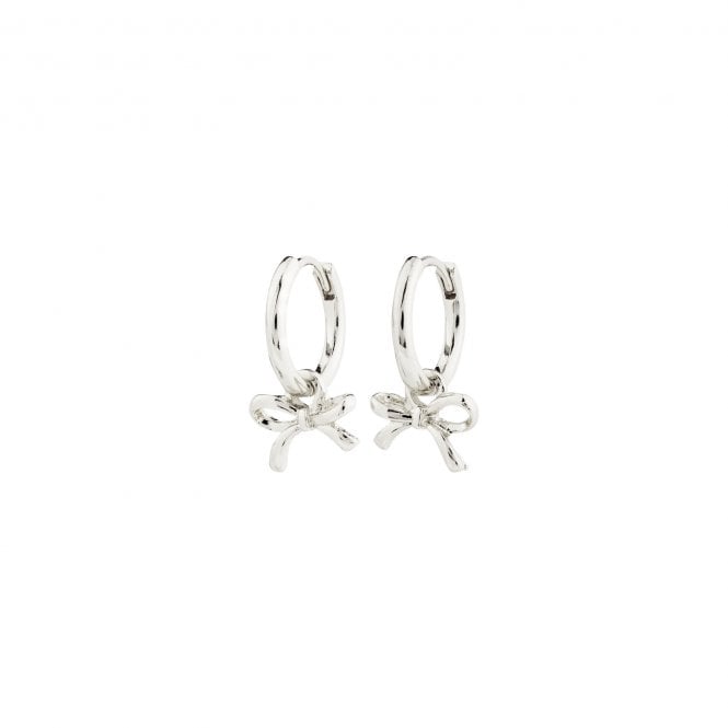 Pilgrim  Lysandra Bow Hoop Earrings 1.8cm 