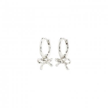 Pilgrim Lysandra Bow Hoop Earrings 1.8cm 