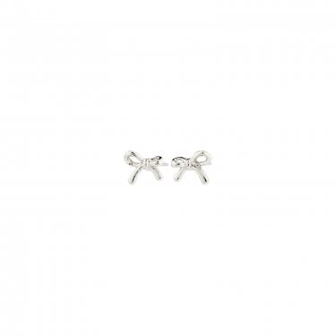 Pilgrim Lysandra Bow Stud Earrings 0.6cm   