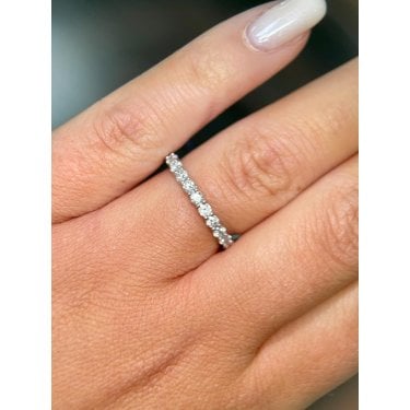 Platinum 0.50ct Total Round Brilliant Cut Claw Set LAB Grown Diamond Ring
