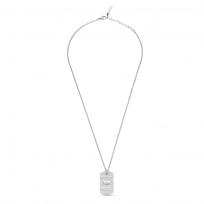 Police  Revelry Tag Stainless Steel Necklace 50cm + 5cm