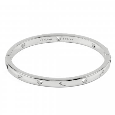 Radley Camden Cut Out Heart & Dog Bangle 17.5cm