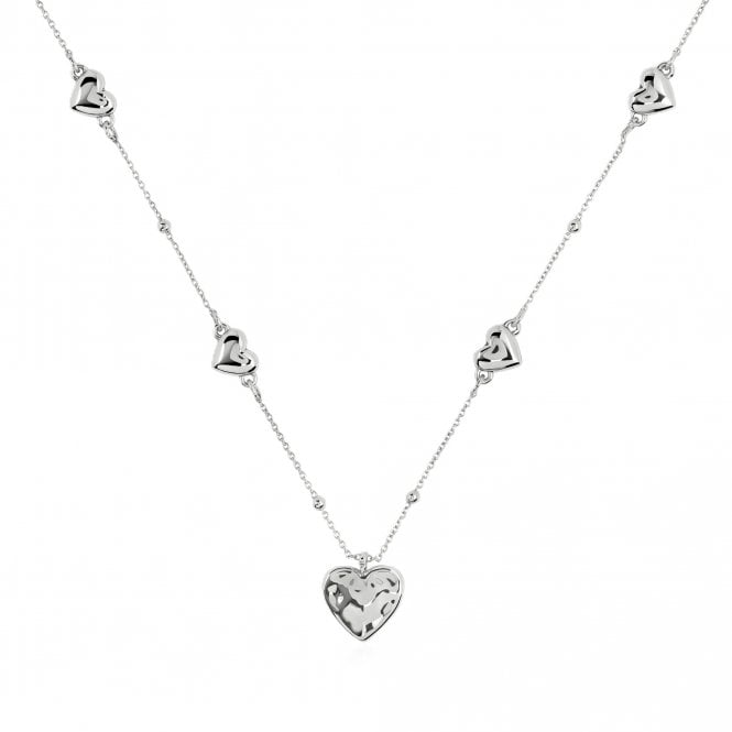 Radley  Heart Street Hammered Heart Necklace 46cm