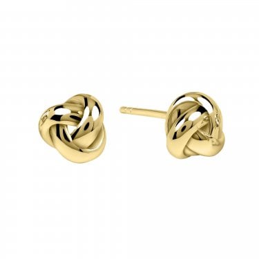 Radley Mallow Street Knot Gold Tone Stud Earrings 0.8cm
