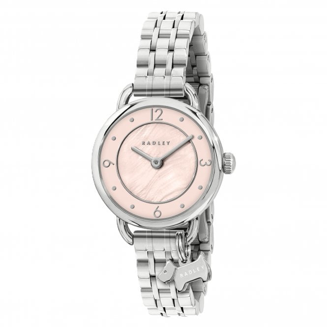 Radley  Pink Mother Of Pearl Dial Stainless Steel Watch