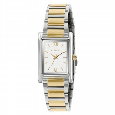 Radley Tank Rectangle Dial Two Tone Stainless Steel Watch
