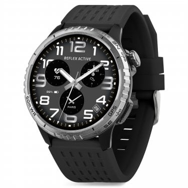 Reflex Active Sea Venture 400 R 50m Swim-Safe Amoled GPS Black Strap Smart Watch