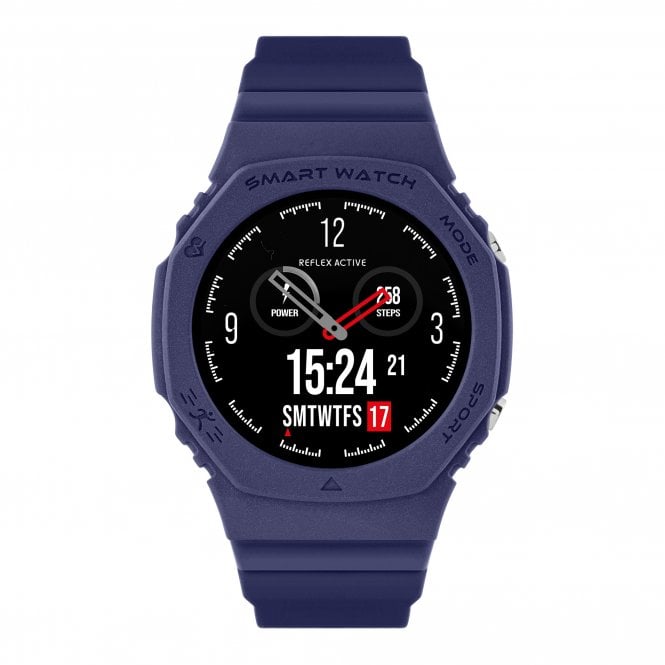 Reflex Active  Series 26 Unisex Blue Sports Bluetooth Smartwatch