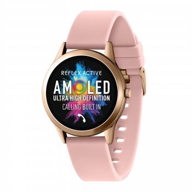 Reflex Active Series 31 Ladies Amoled Pink Bluetooth Smartwatch