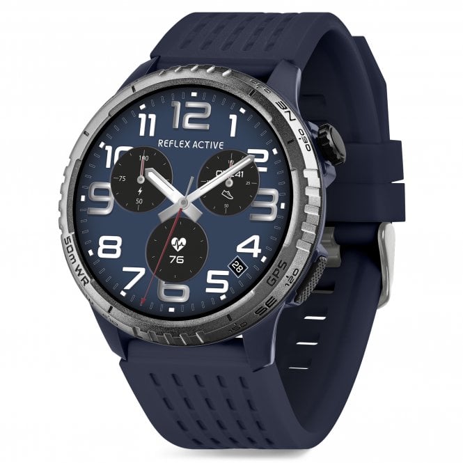 Rosefield Reflex Active Sea Venture 400 R 50m Swim-Safe Amoled GPS Blue Strap Smart Watch