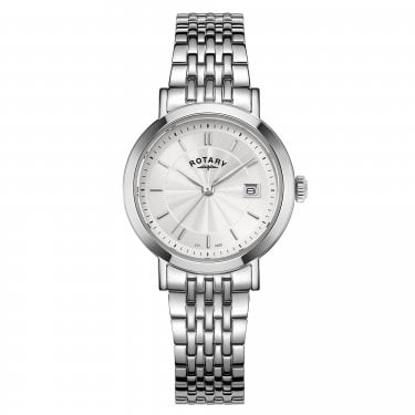 Rotary Ladies Heritage Silver Dial Stainless Steel Watch