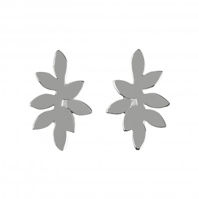 Sara Miller  Falling Leaf Stud Earrings 1 x 1.5cm
