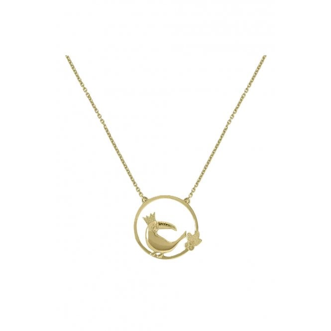 Sara Miller  Piccadilly Toucan Gold Tone Necklace