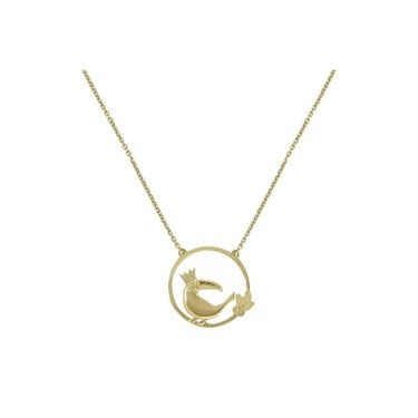 Sara Miller Piccadilly Toucan Gold Tone Necklace