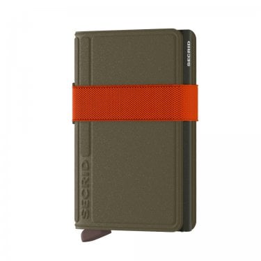 Secrid Bandwallet Liba Green Orange 68 x 103 x 19mm 