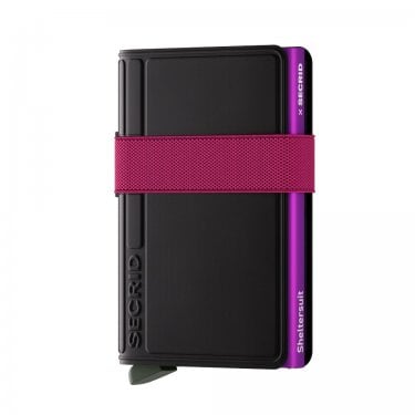 Secrid Bandwallet TPU Sheltersuit Black-Fuchsia 68 x 103 x 19mm