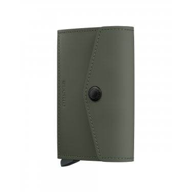 Secrid Envelope Wallet Matte Green-Black 72 x 102 x 25mm