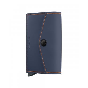 Secrid Envelope Wallet Matte Nightblue & Orange 72 x 102 x 25mm