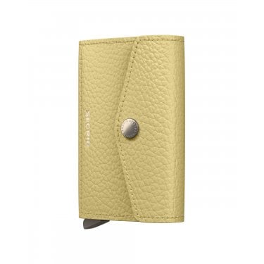 Secrid Envelope Wallet Pebble Butter Yellow 72 x 102 x 25mm