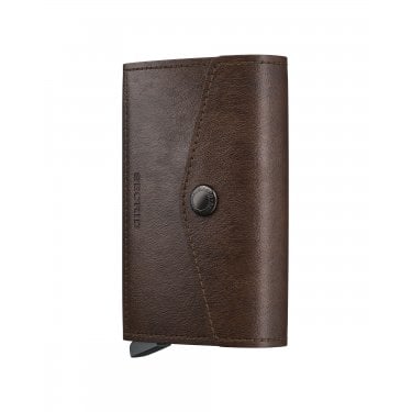 Secrid Envelope Wallet Vintage Chocolate 72 x 102 x 25mm