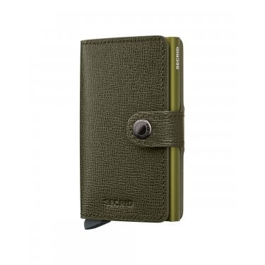 Secrid Miniwallet Crisple Kelp 65 x 102 x 21mm 