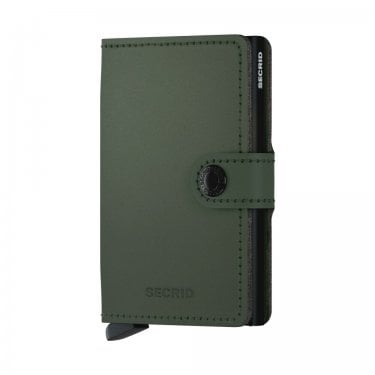 Secrid Miniwallet Matte Green-Black 65 x 102 x 21mm