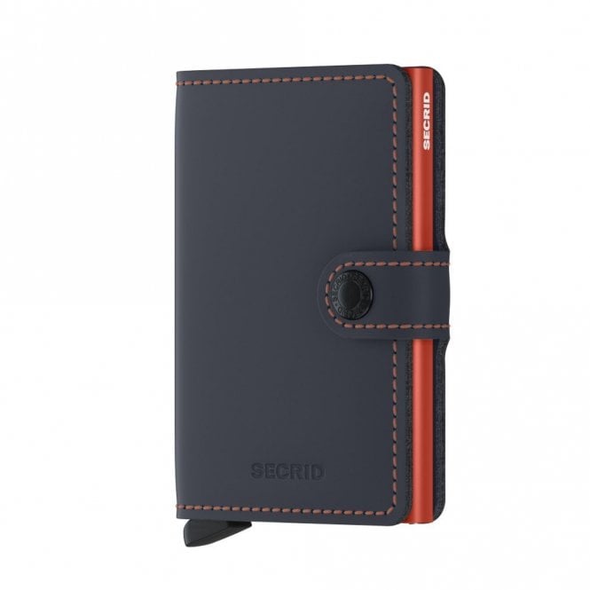 Secrid  Miniwallet Matte Nightblue & Orange 65 x 102 x 21mm