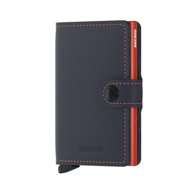 Secrid Miniwallet Matte Nightblue & Orange 65 x 102 x 21mm