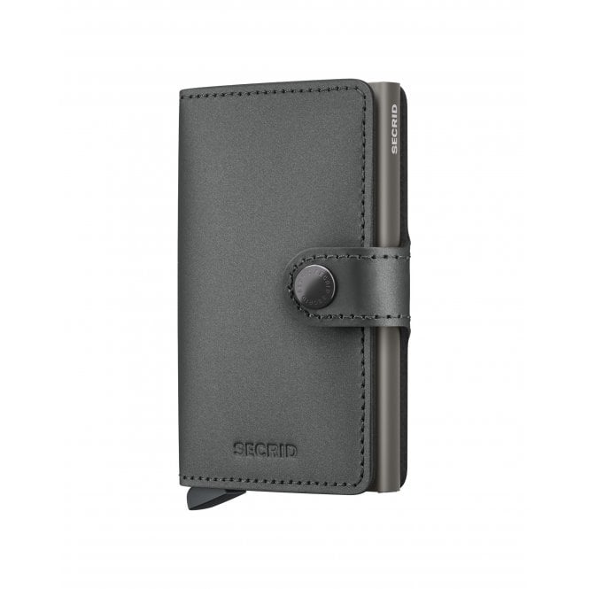 Secrid  Miniwallet Matte Satin Steel 65 x 102 x 21mm