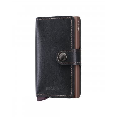 Secrid Miniwallet Mirum Plant Based Black-Rose 65 x 102 x 21mm 