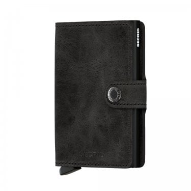 Secrid Miniwallet Vintage Black 65 x 102 x 21mm 