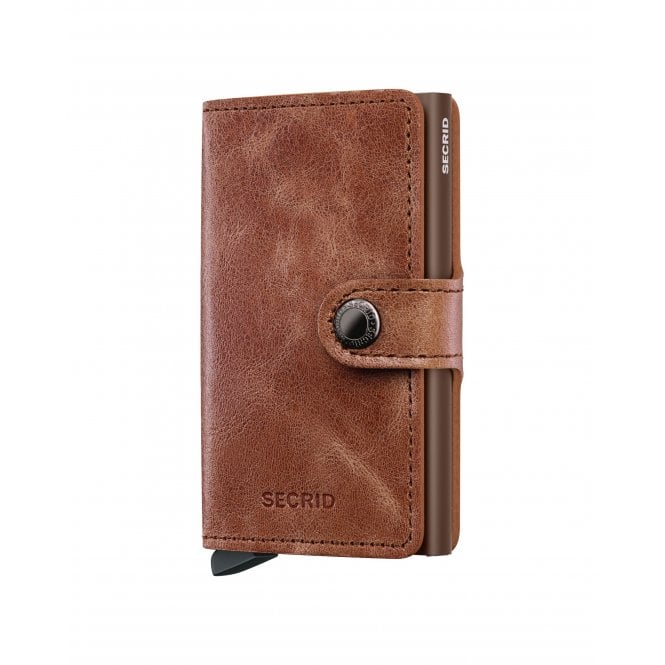 Secrid  Miniwallet Vintage Cognac-Brown 65 x 102 x 21mm 