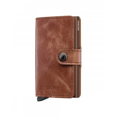 Secrid Miniwallet Vintage Cognac-Brown 65 x 102 x 21mm 