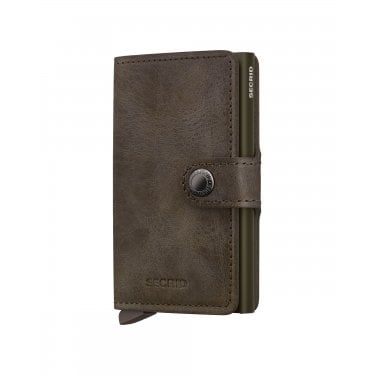 Secrid Miniwallet Vintage Oak 65 x 102 x 21mm