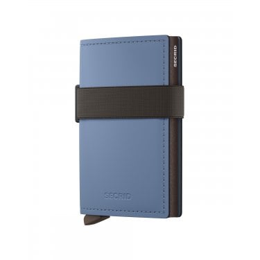 Secid Bandwallet Matte Steel Blue-Brown 68 x 103 x 19mm 