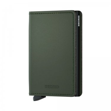 Secrid Slimwallet Matte Green-Black 68 x 102 x 16mm  